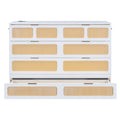Queen Murphy Bed With Large Drawers,White Queen White Plywood