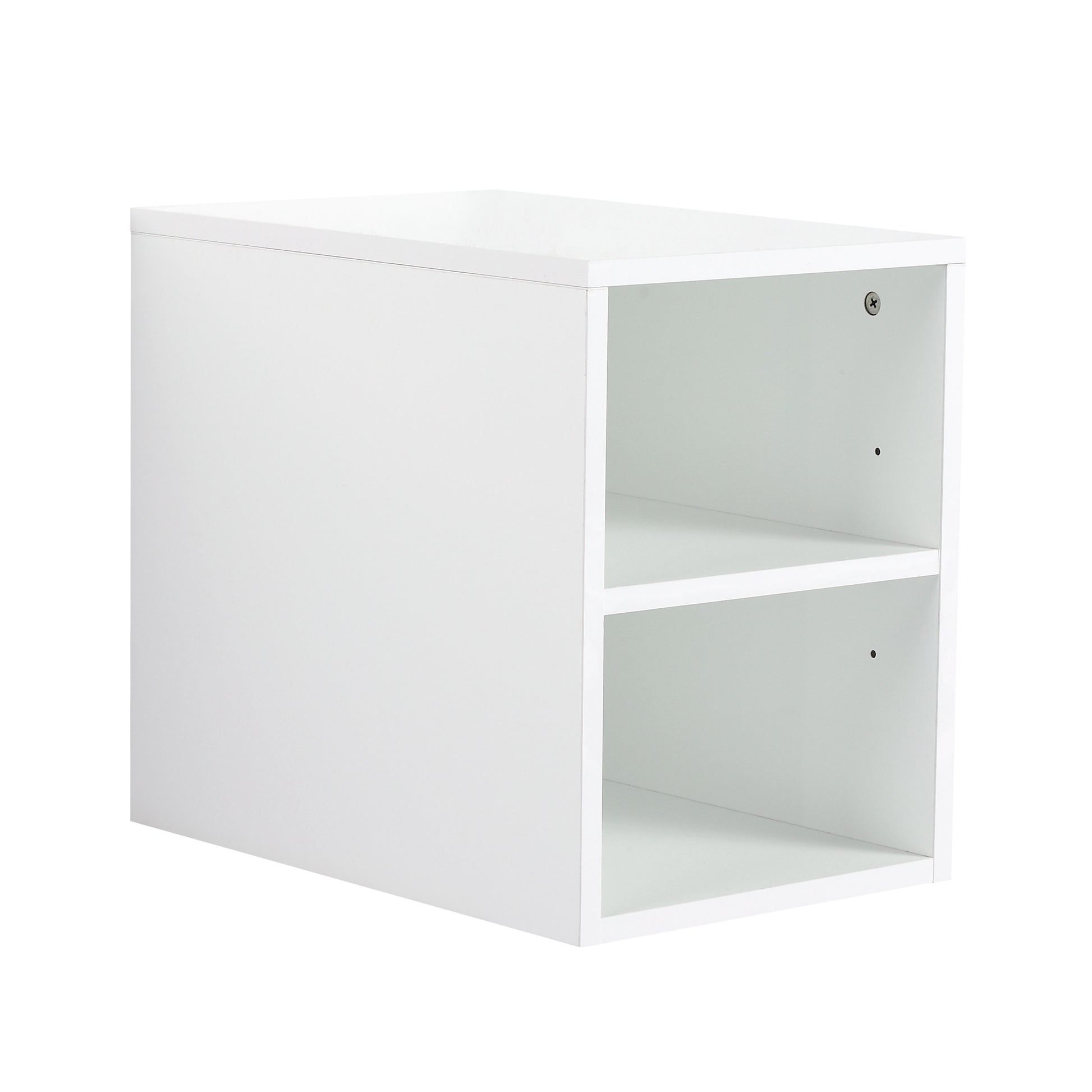 12 Inch Small Wall Mounted Storage Shelves, Suitable For Small Bathroom, Glossy White Glossy White 1 Primary Living Space Wall Mounted Modern Plywood