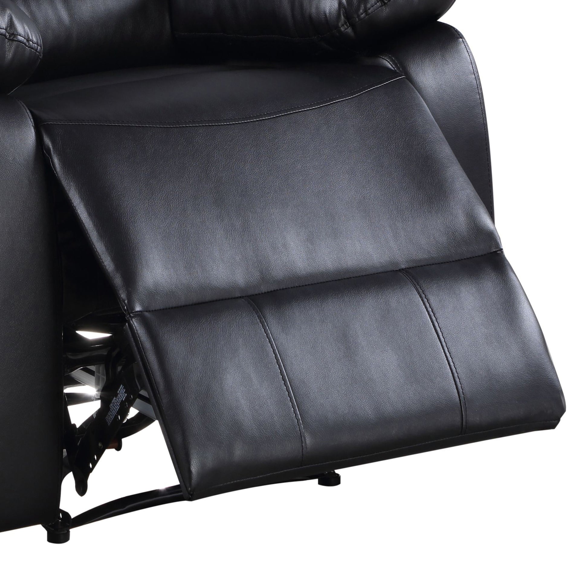 Black Power Recliner With Pillow Top Arms Black Power Push Button Primary Living Space Tight Back Modern Pine Pillow Top Arms Wood