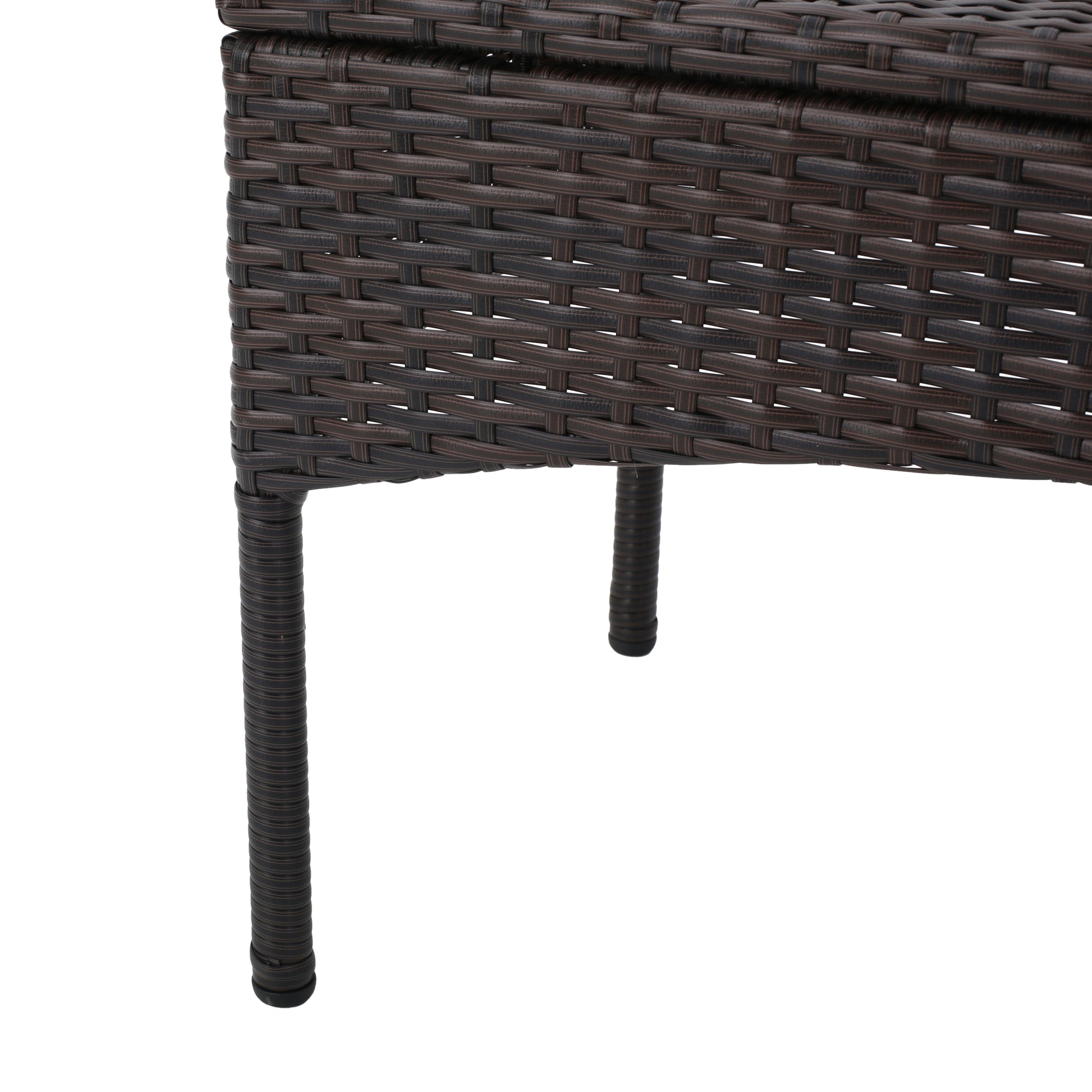 Cancun 4Pcs Chat Set Multi Pe Rattan Iron Waterproof Fabric