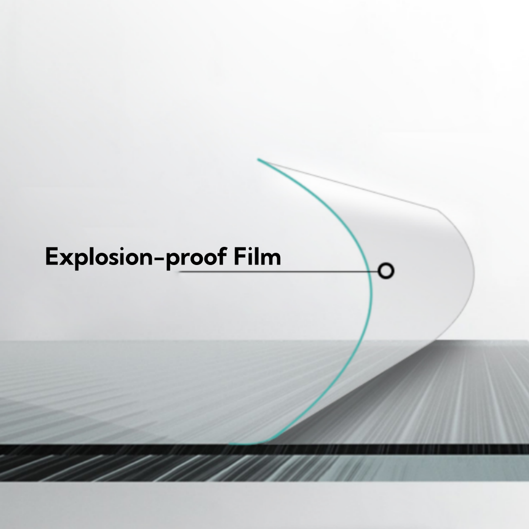 Glass Panel Only, 1 4" 6Mm Clear Tempered Glass, 24D01P06Yb Clear Tempered Glass