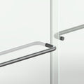 Semi Frameless Sliding Shower Door 56 60 In. W X 72 In. H, Bathroom Sliding Door With 5 16