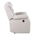 Beige Power Recliner With Pillow Top Arms Beige Primary Living Space Tight Back Modern Pine Pillow Top Arms Wood