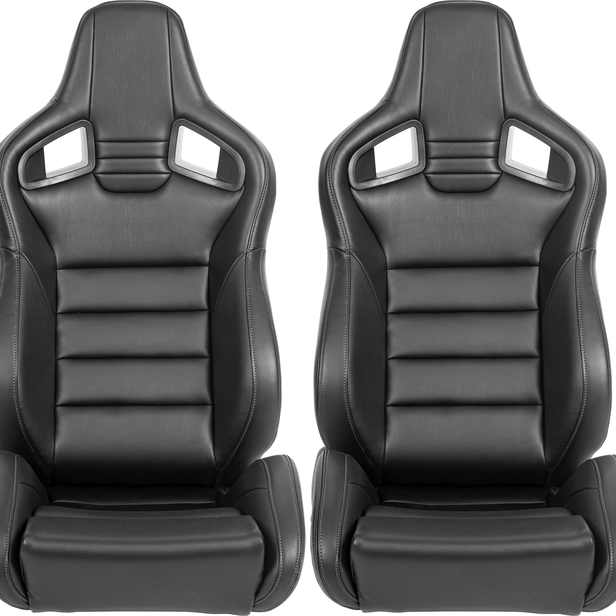 Racing Seat Black Pu Vinyl