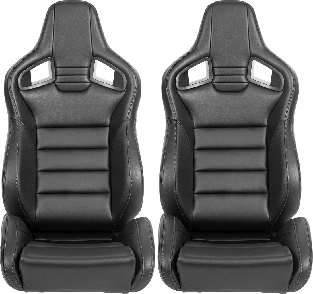 Racing Seat Black Pu Vinyl