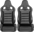 Racing Seat Black Pu Vinyl