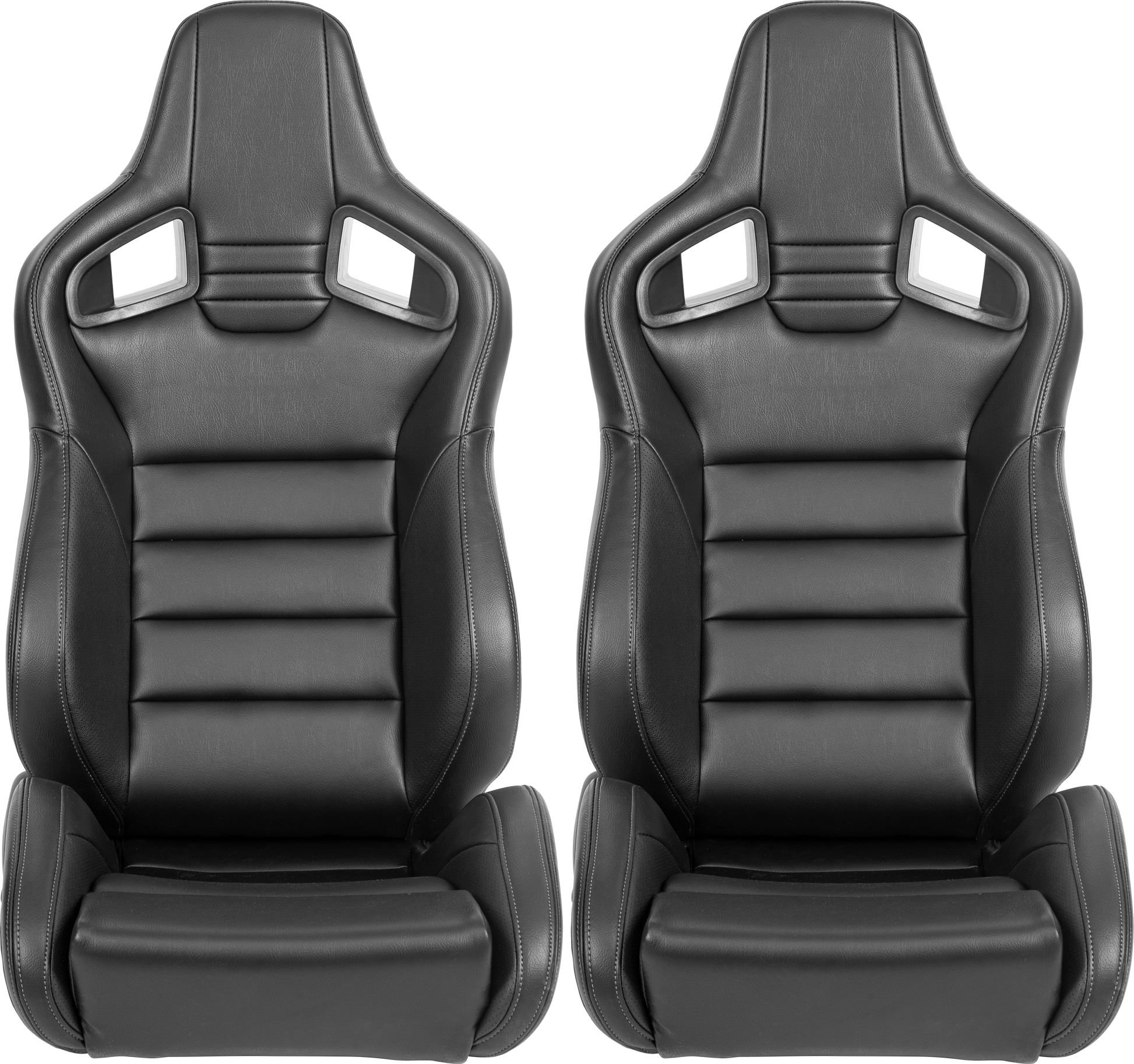 Racing Seat Black Pu Vinyl