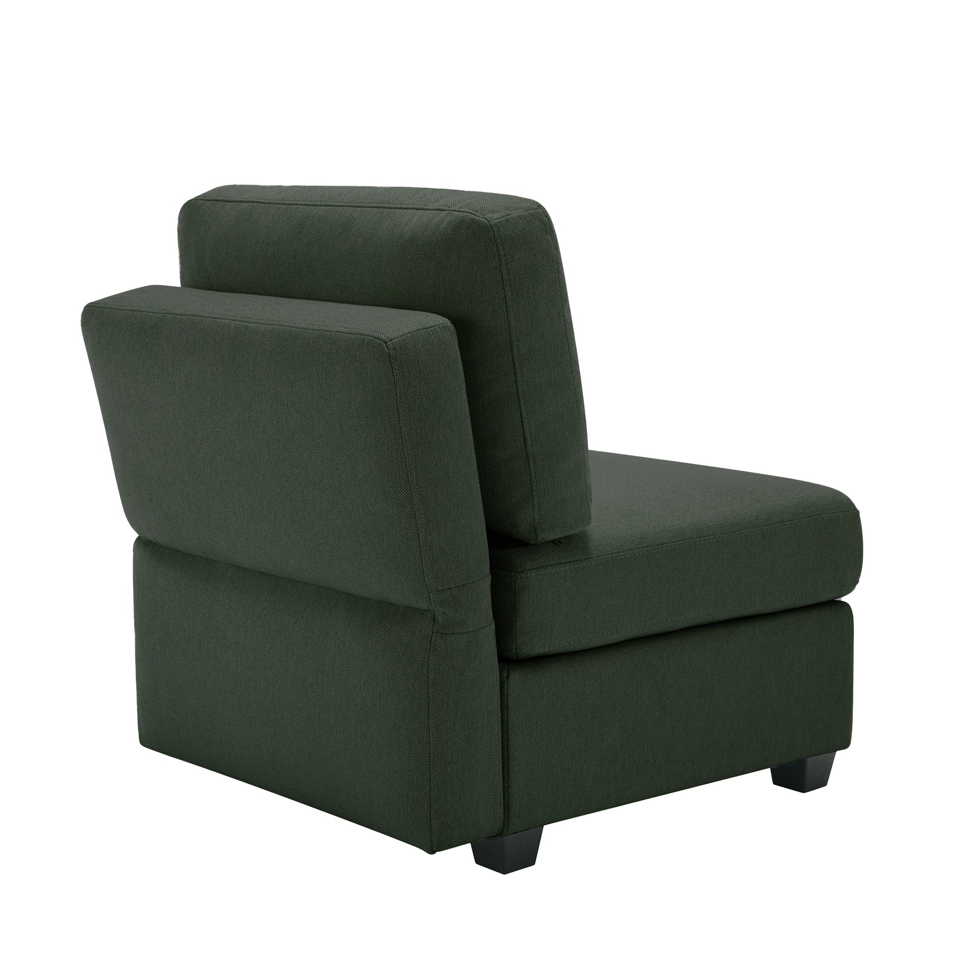 Oversized Modular Sectional Convertible Fabric Sofa Set,Extra Large Sectional Storage Seat Couch For Living Room, 3 Seat Modern Modular Sofa Green Green Polyester 3 Seat