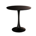 Black Circular Dining Table, 31.5 