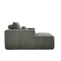 62.5 Inch Corduroy Sponge Sofa Lounge Chair,No Assembly Required,Fluffy Modern Sleeper Chair For Indoor Living Room Bedroom Army Green Foam Corduroy 1 Seat