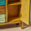 Everest 4 Drawer 2 Door Cabinet Colorful Mdf