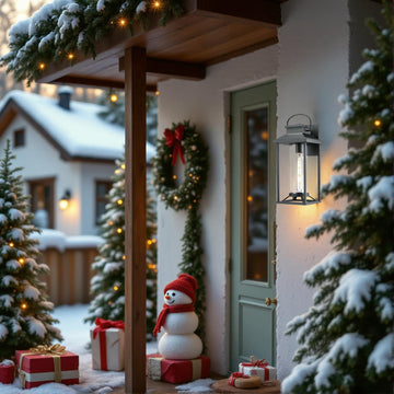 Outdoor Porch Lights, Textured Black Exterior Lighting Fixtures Wall Mount, Modern Outdoor Wall Sconce Lantern For House, Front Porch, Anti Rust Waterproof Outdoor Garage Lights For Coach 2 Pack