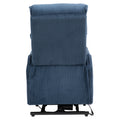 Coolmore Recliner Chair, Electric Recliner Chairs For Adults, Side Pocket Power Reclining Chair Pocket Springs Seat Cushion, Corduroy Fabric Recliner Sofa For Living Room, Bedroom, Home Theater Navy Navy Foam Corduroy