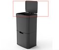 Trash Can Lid Pj62Lsd 802 B Lkj Black Abs Steel Q235