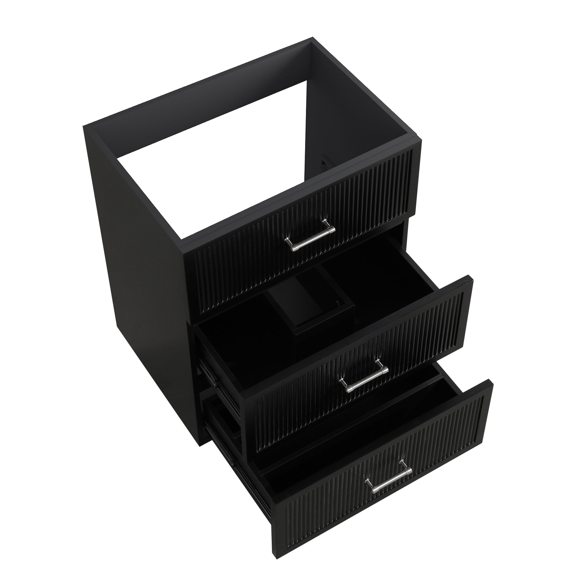 Hk2305 24 Bk Cabinet Black Mdf