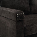 United Sectional Sofa Reversible Sectional Sleeper Sectional Sofa With Storage Chaise Black Chenille