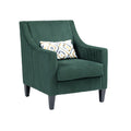 Coolmore Modern Accent Chair,Upholstered Armchair With Scooped Arms For Bedroom,Apartment,Studio,Office,Waiting Room Emerald Corduroy Emerald Primary Living Space Foam Corduroy