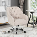 Office Chair Beige Fabric