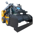 Skid Steer Attachment Trip Edge Snow Pusher For Clean Snow Or Job Sit Clean Up Black Steel