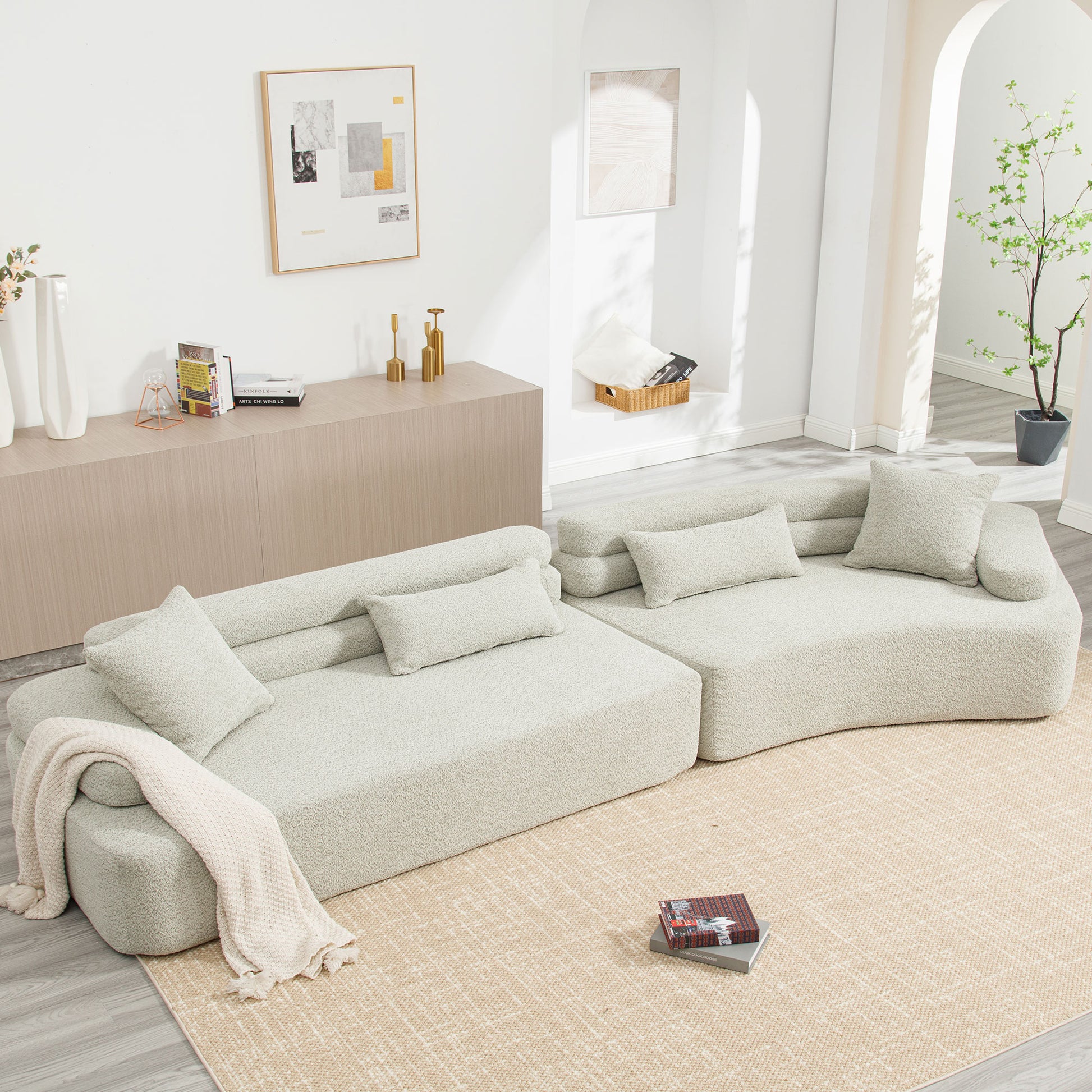Unique Modeling Design,Upholstered Indoor Furniture,Foam Filled Sleeper Sofa Bed For Living Room,Bedroom,3 Colors Green Primary Living Space Modern Foam Polyester 4 Seat