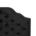 Queen&Full Sized Headboard Queen Black Velvet