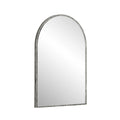Arched Mirror,Wall Mirror For Bathroom,Vanity Mirror Or Wall Decor Arch Mirror For Livingroom Bedroom Entryway,Silver Silver Glass,Mdf Iron