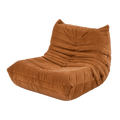 Floor Sofa Bean Bag Chair For Adults Fireside Bean Bag Lounger Memory Foam Chair For Home, Office, Apartment Or Gaming Venue Caramel Polyester Primary Living Space Firm Art Deco Armless Foam Polyester Blend