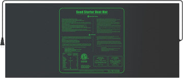 Seedling Heat Mat Upgraded Technology, 48" X 20" Waterproof Durable Germination Station Heating Mat, Warm Hydroponic Pad For Indoor Home Gardening Seed Starter Black Pvc