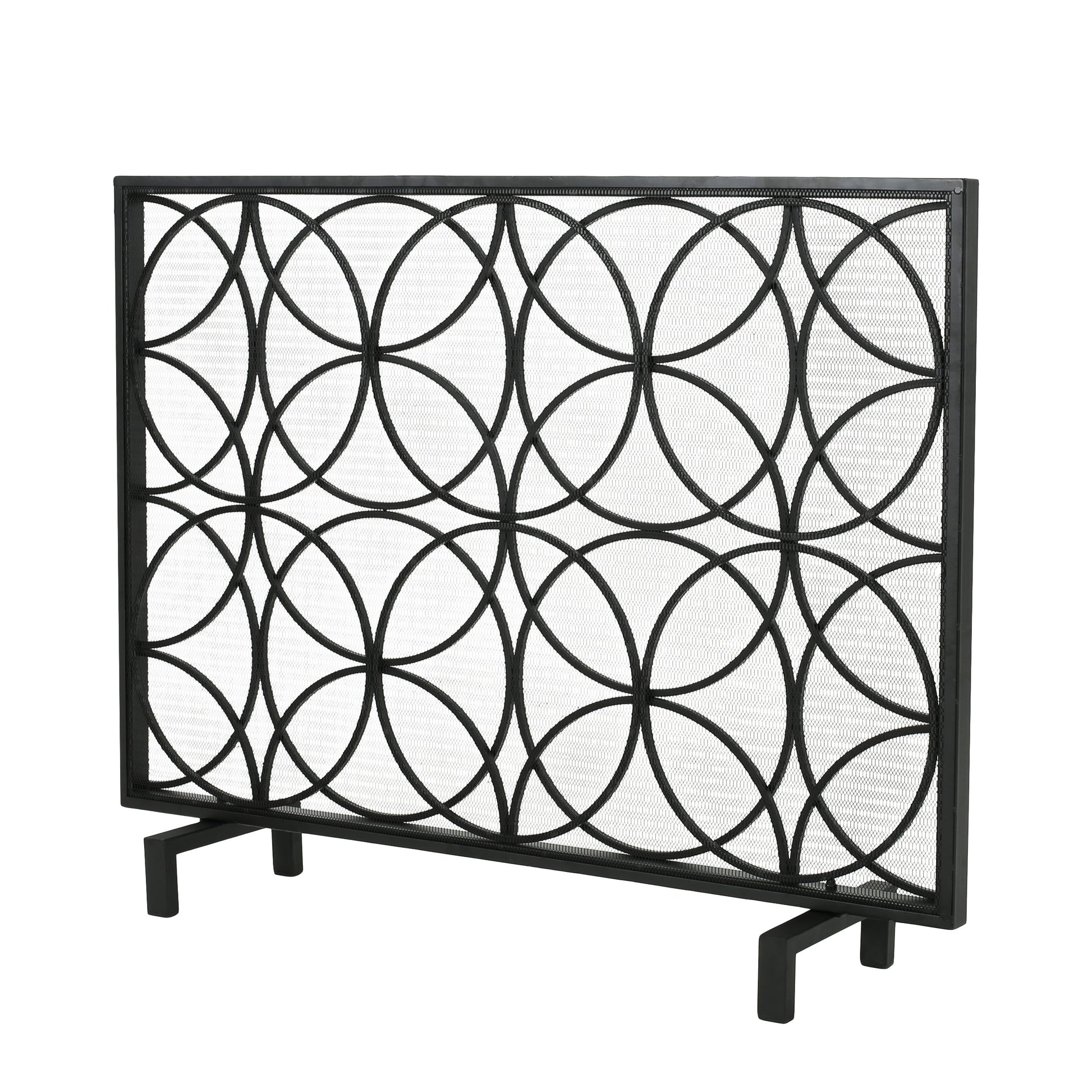 Fire Screens Black Iron