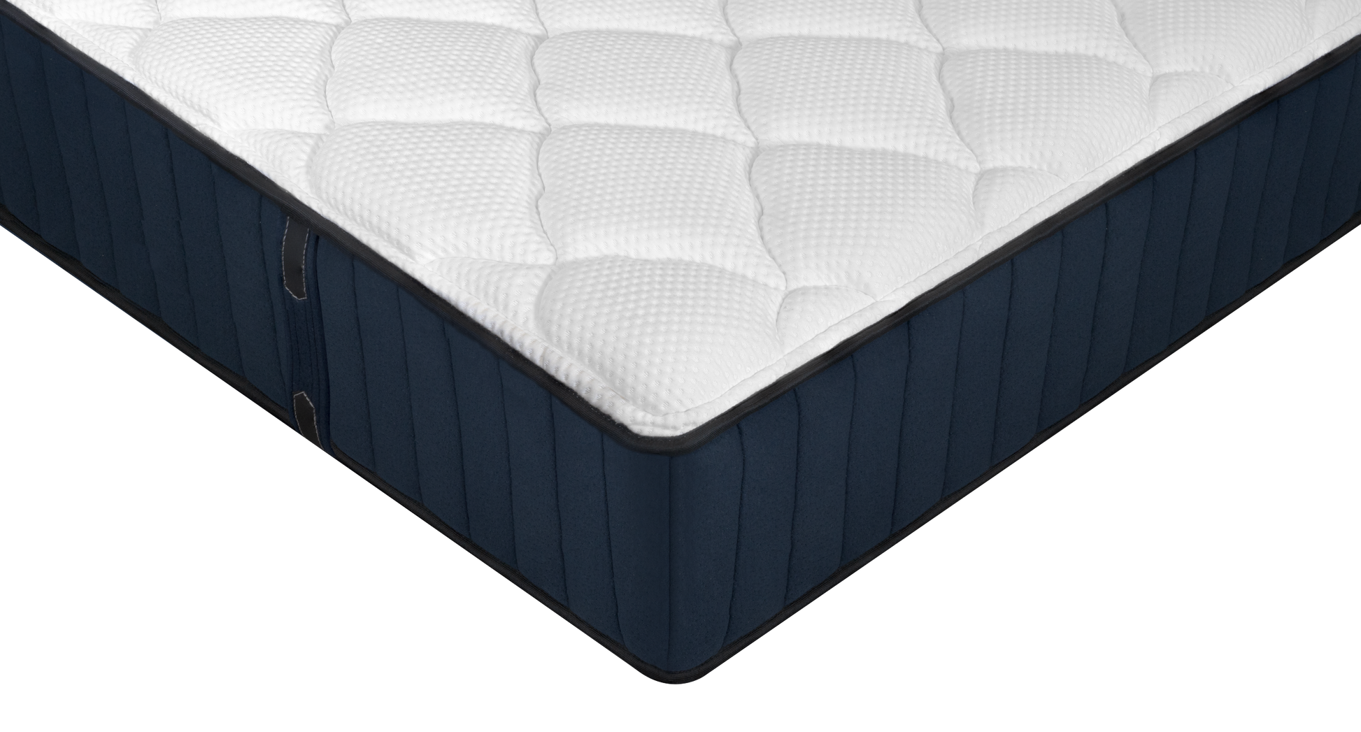 Queen Size Serenity 12" Medium Tight Top Cooling Gel Memory Edge Support Pocket Spring Premium Hybrid Mattress White Black Blue Polyester Foam Spring Queen