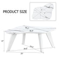 Modern Minimalist Wood Color Table Top. Solid Wood Legs, Cloud Shape To Give You A Experience, Computer Desk. The Game Table. Suitable For Dining And Living Rooms. White Mdf