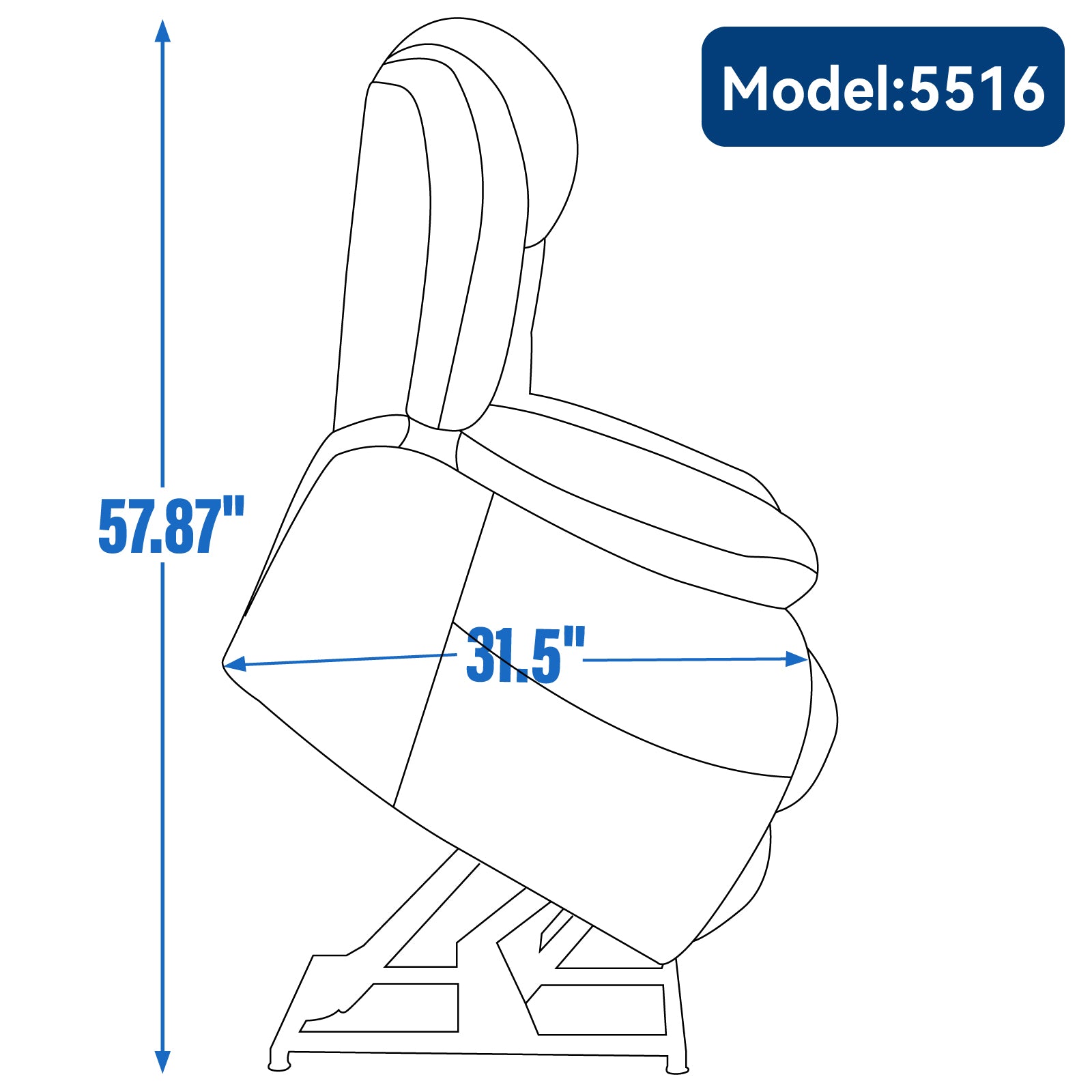 Dual Motor Infinite Position Up To 350 Lbs Electric Medium Size Brown Power Lift Recliner Chair With 8 Point Vibration Massage And Lumbar Heating White Metal Primary Living Space Heavy Duty Pine