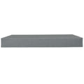 9 In. Full Size Foldable Metal Mattress Box Spring Foundation Bed Base, Modern Bedroom Furniture, Gray Gray Bedroom Contemporary Linen Steel Full