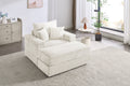 Seat Beige Beige Foam Corduroy 1 Seat