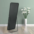 Full Length Mirror, Floor Mirror With Stand, Dressing Mirrorbedroom Mirror With Aluminium Frame 65