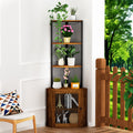 Corner Shelf With Doors, 65
