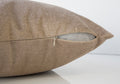 Pillows, 18 X 18 Square, Insert Included, Decorative Throw, Accent, Sofa, Couch, Bedroom, Beige Hypoallergenic Polyester, Modern Taupe Polyester Polyester