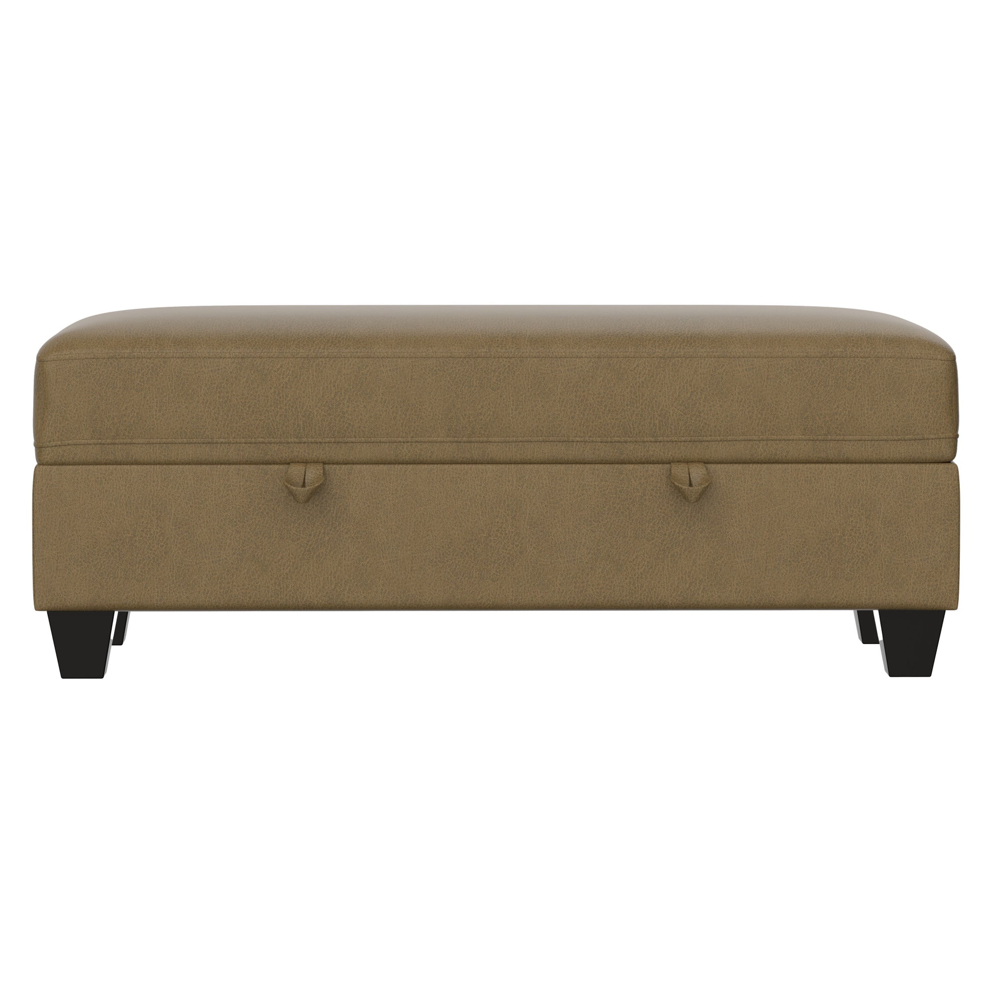 Drason Brown Storage Ottoman Brown Foam Engineered Wood