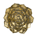 3 Piece Succulent Wall Plaque Gold Resin