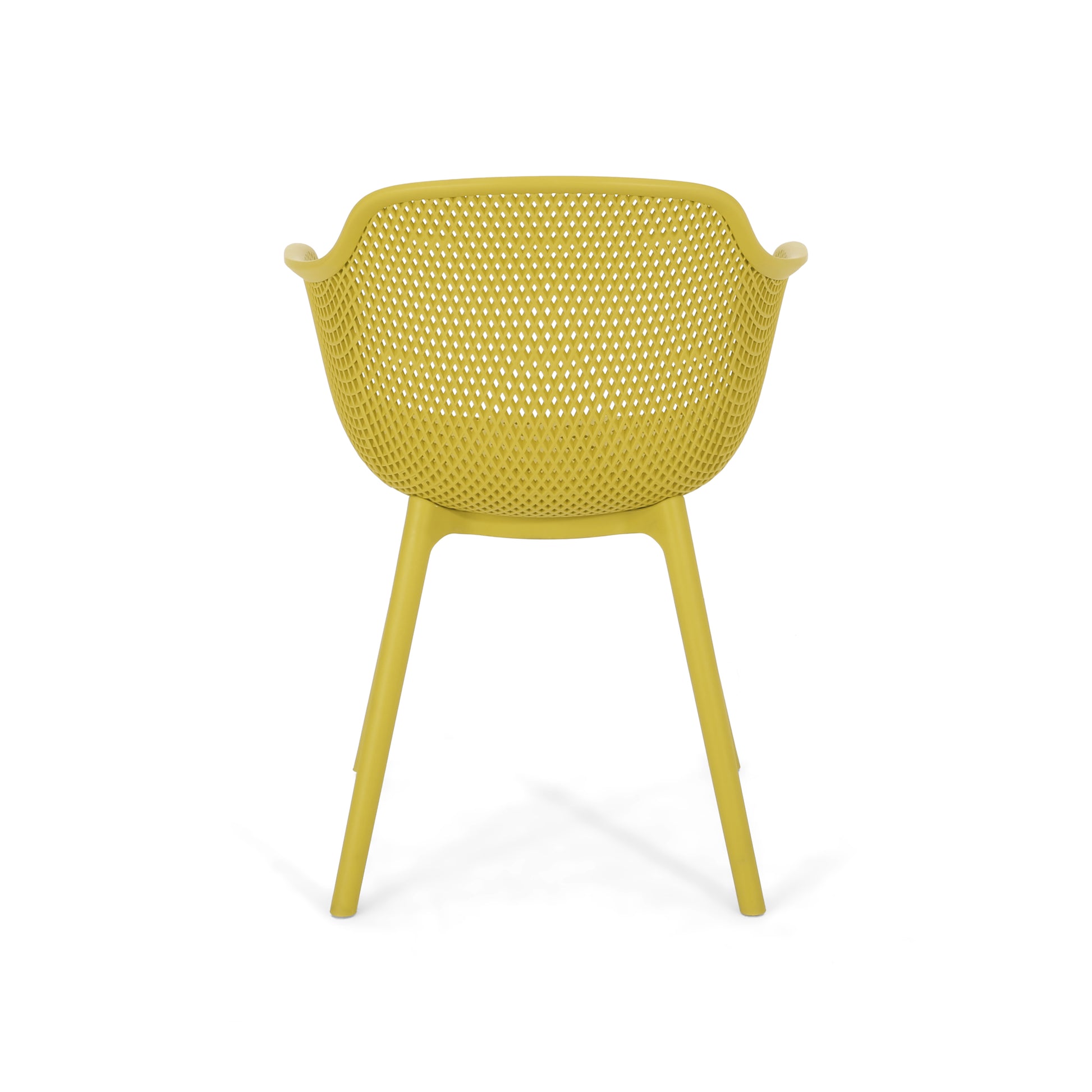 Lotus Chair Yellow Polypropylene