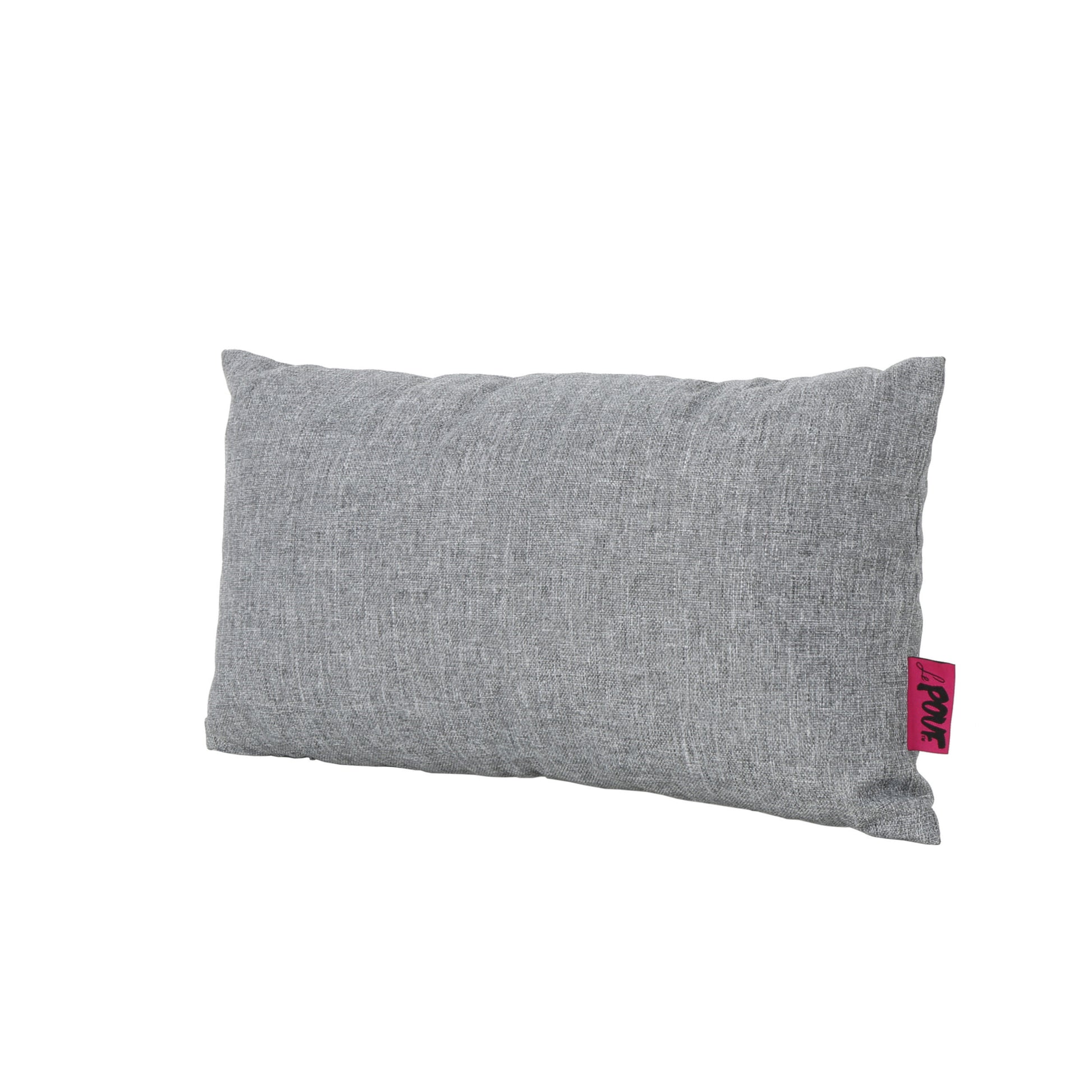 Coronado Rectangular Pillow Set Of 2 Grey Fabric