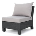 Antibes V Shape Sofa Set Grey R Arm Grey Fabric