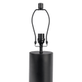 Aura Black Table Lamp With On Off Switch Black Block Base Black,White Table&Floor Lamps Metal