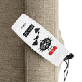 The Sandy Recliner Chair Tan Polyester Power Remote Wood Soft Cushion Back Push Button Fiber Foam Pads Polyester