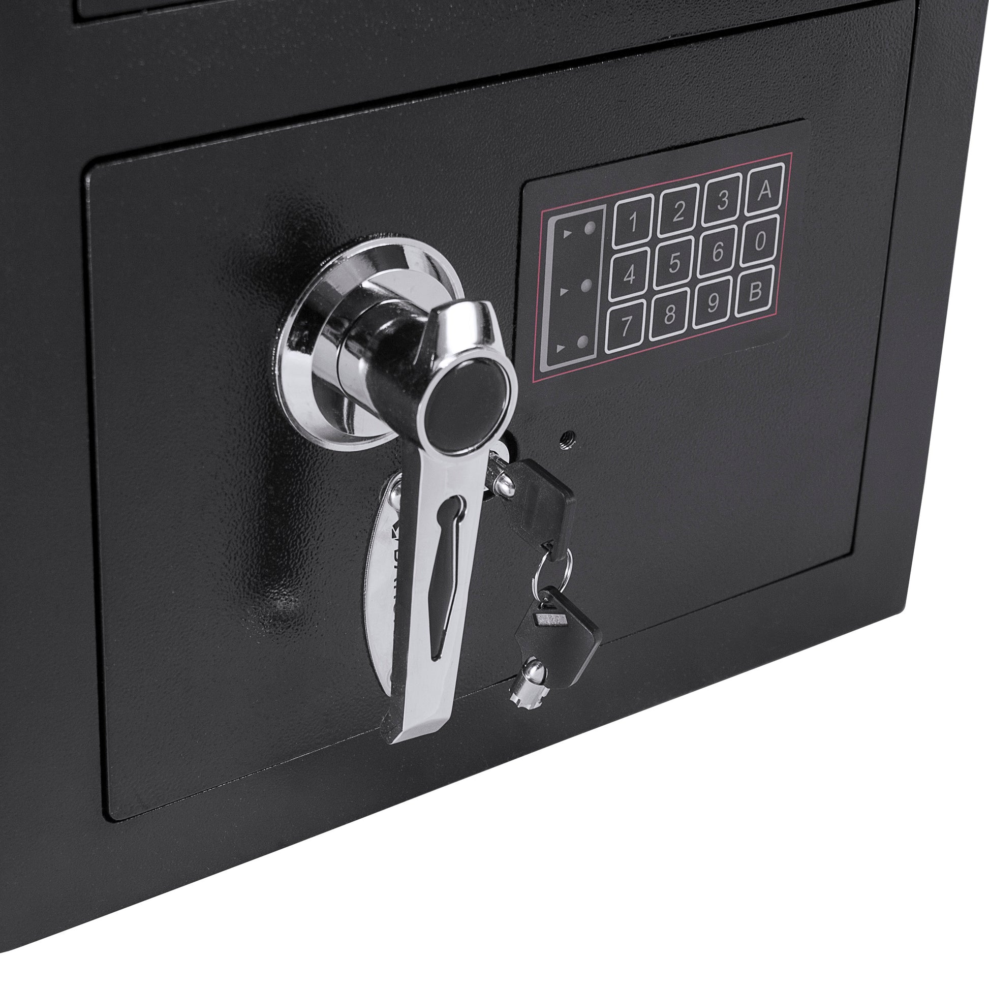 0 72 Cu Ft Keypad Depository Safe Black Steel