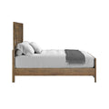 Lisque Brown King Bed King Brown Solid Wood