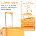 Luggage Sets 4 Piece 14 20 24 28 Pp Lightweight & Durable Expandable Suitcase Orange Polypropylene