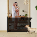 Retractable Baby Gate, Mesh Dog Gate For Doorways, Extends Up To 76