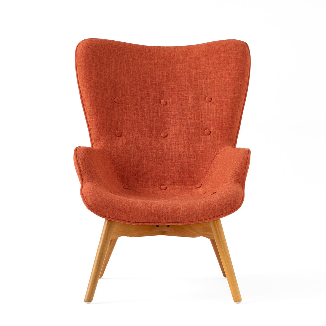 Contour Chair Orange Fabric