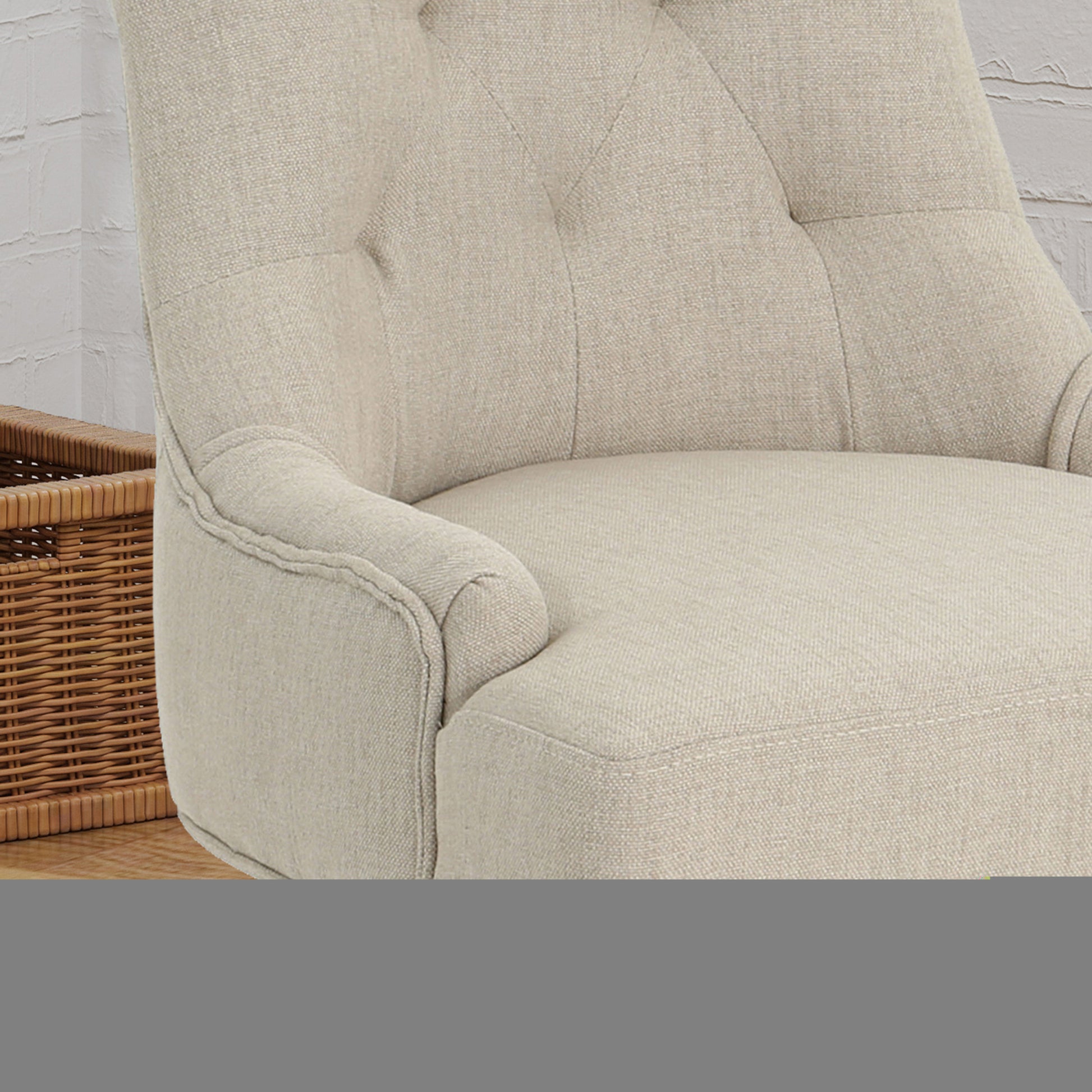 Office Chair Wheat Fabric